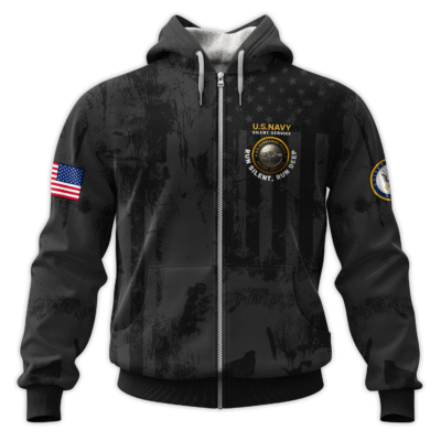 US Navy Submarine All-Over Zip Hoodie
