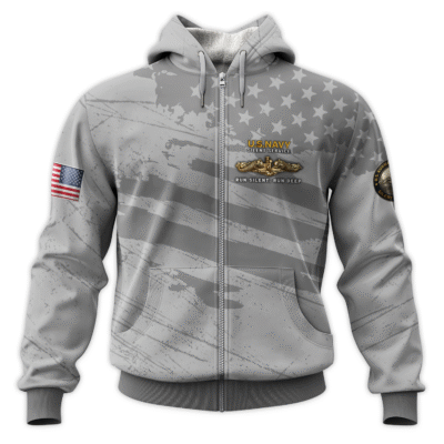 US Navy Submarine All-Over Zip Hoodie