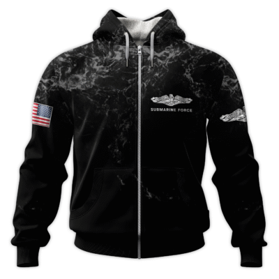 US Navy Submarine All-Over Zip Hoodie