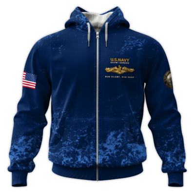 US Navy Submarine All-Over Zip Hoodie
