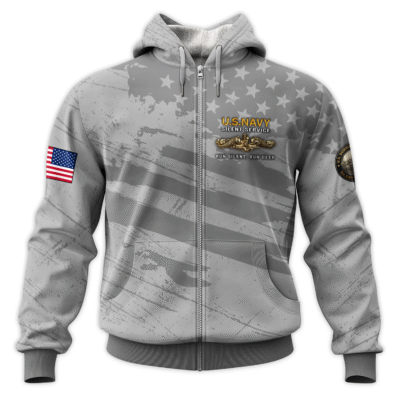 US Navy Submarine All-Over Zip Hoodie