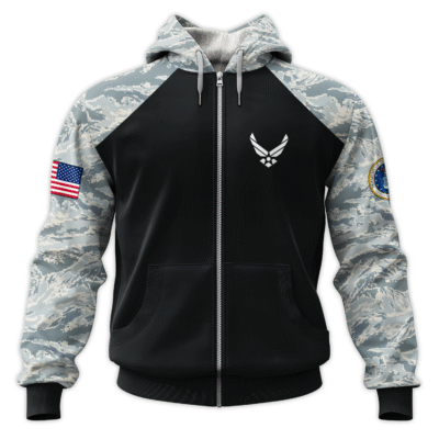 US Air Force All-Over Zip Hoodie