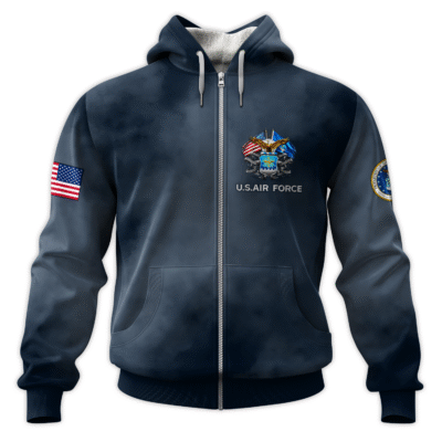 US Air Force All-Over Zip Hoodie