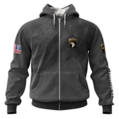US Army Airborne All-Over Zip Hoodie