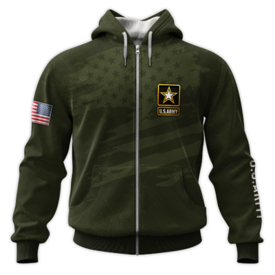 US Army Airborne All-Over Zip Hoodie