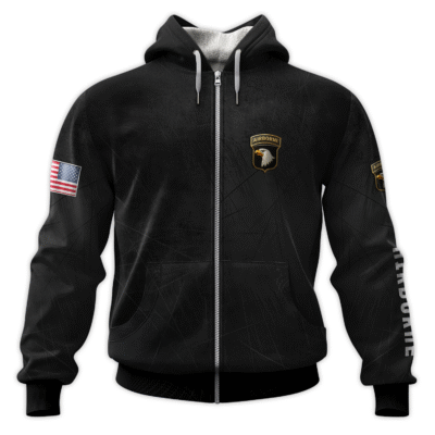 US Army Airborne All-Over Zip Hoodie