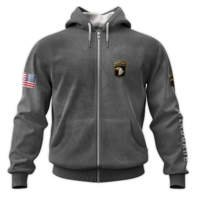 US Army Airborne All-Over Zip Hoodie