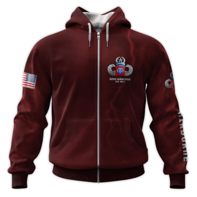 US Army Airborne All-Over Zip Hoodie