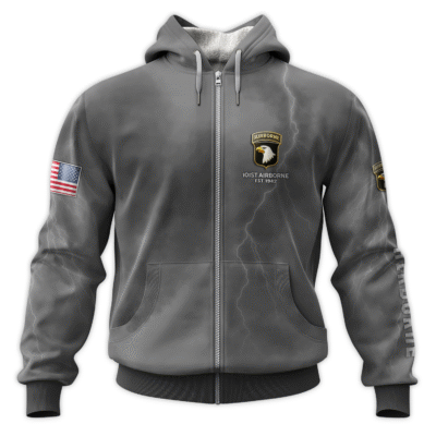 US Army Airborne All-Over Zip Hoodie