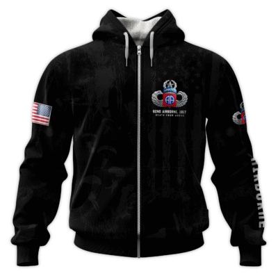 US Army Airborne All-Over Zip Hoodie