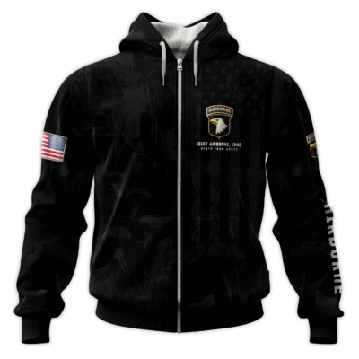 US Army Airborne All-Over Zip Hoodie