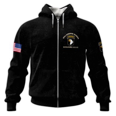 US Army Airborne All-Over Zip Hoodie