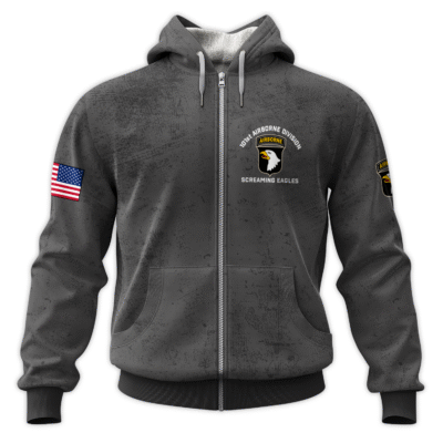 US Army Airborne All-Over Zip Hoodie
