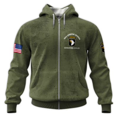 US Army Airborne All-Over Zip Hoodie
