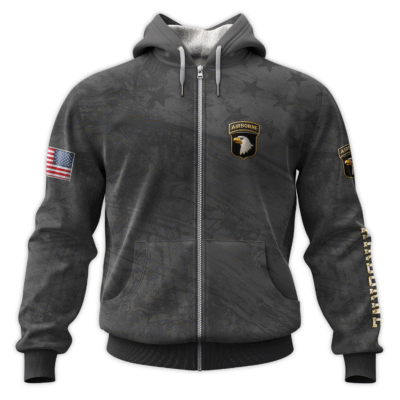 US Army Airborne All-Over Zip Hoodie