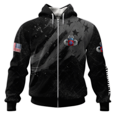 US Army Airborne All-Over Zip Hoodie