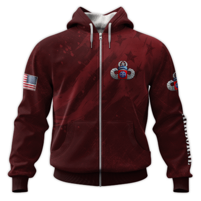 US Army Airborne All-Over Zip Hoodie