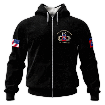 US Army Airborne All-Over Zip Hoodie