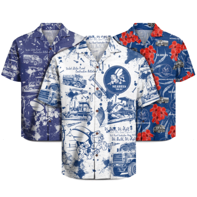 US NAVY SEABEES Hawaiian shirts 3-Pack Bundle