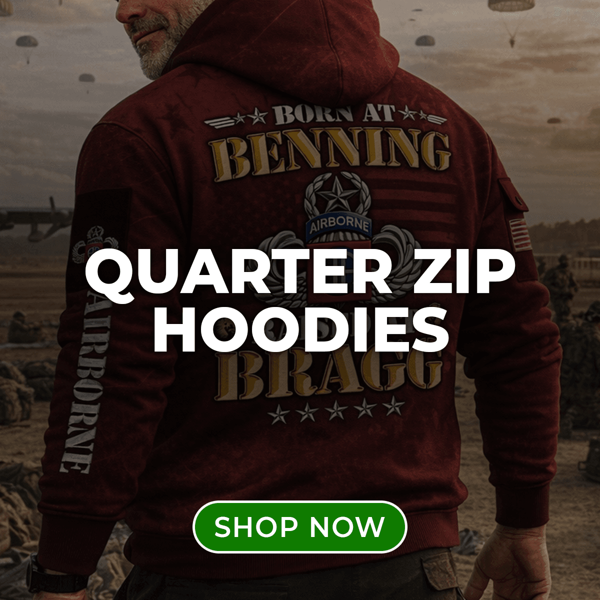 Quarter Zip Hoodies