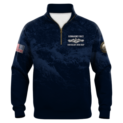 US Navy Submarine Quarter Zip Sweatshirt