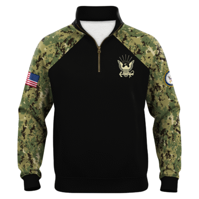 US Navy Quarter Zip Sweatshirt