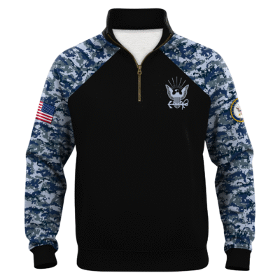 US Navy Quarter Zip Sweatshirt