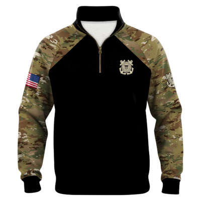 US Coast Guard Quarter Zip Sweatshirt