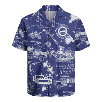 EO (Equipment Operator) Seabees – U.S. Navy Hawaiian Shirt