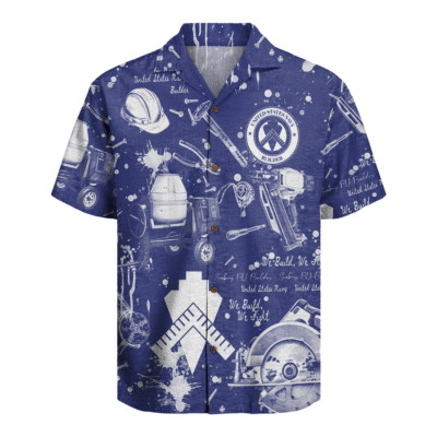 BU (Builder) Seabees – U.S. Navy Hawaiian Shirt