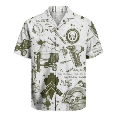 BU (Builder) Seabees – U.S. Navy Hawaiian Shirt