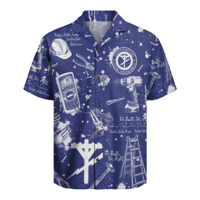 CE (Construction Electrician) Seabees – U.S. Navy Hawaiian Shirt