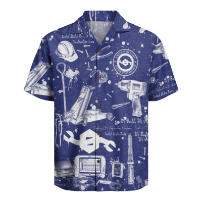 CM (Construction Mechanic) Seabees – U.S. Navy Hawaiian Shirt