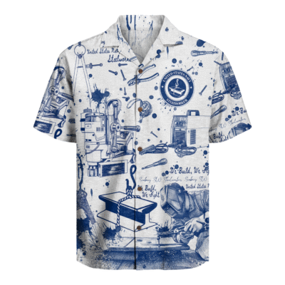 SW (Steelworker) Seabees – U.S. Navy Hawaiian Shirt