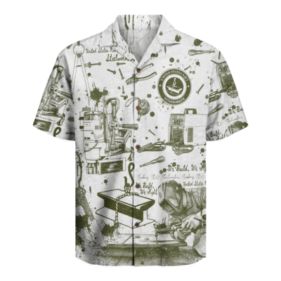 SW (Steelworker) Seabees – U.S. Navy Hawaiian Shirt