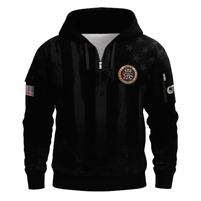 America 250 - US Army AirBorne All-Over Quarter Zip Hoodie