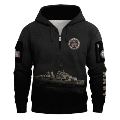 America 250 – US Navy All-Over Quarter Zip Hoodie