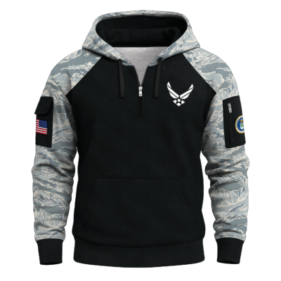 US AIR FORCE 78TH Years Of Service Quarter Zip Hoodie