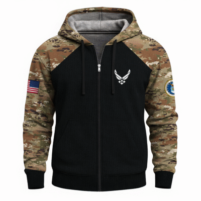 US Air Force All-Over Zip Hoodie