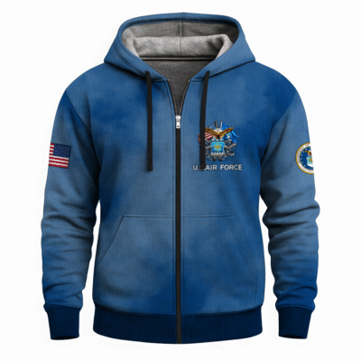 US Air Force All-Over Zip Hoodie