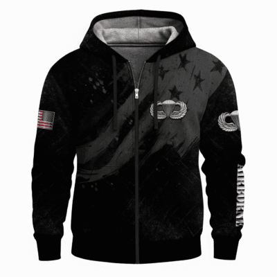 US Army Airborne Full Zip Hoodie