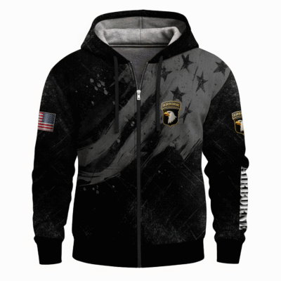 US Army Airborne Full Zip Hoodie