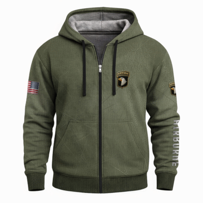 US Army Airborne Full Zip Hoodie