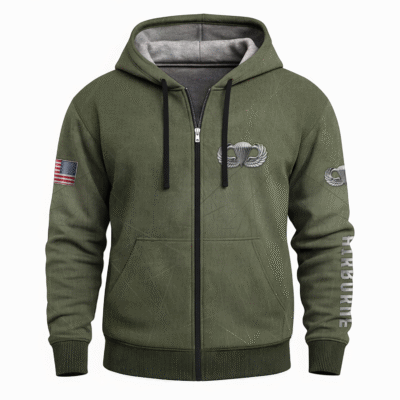 US Army Airborne Full Zip Hoodie