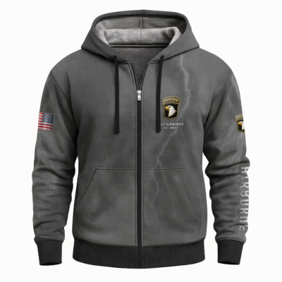 US Army Airborne Full Zip Hoodie