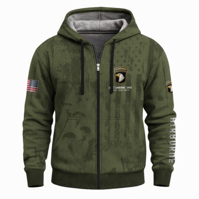 US Army Airborne Full Zip Hoodie
