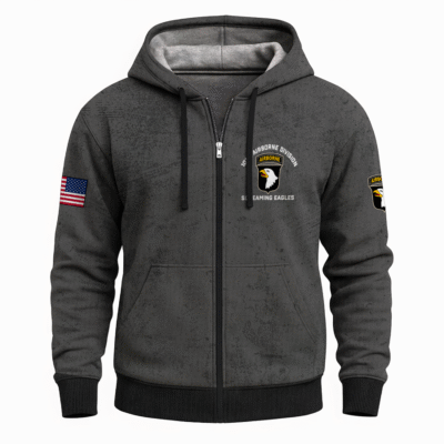 US Army Airborne Full Zip Hoodie