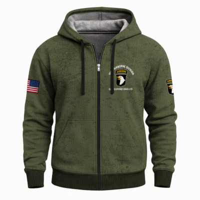 US Army Airborne Full Zip Hoodie