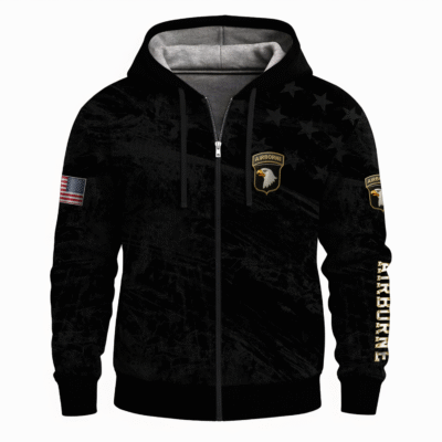 US Army Airborne Full Zip Hoodie