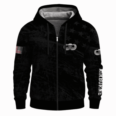 US Army Airborne Full Zip Hoodie